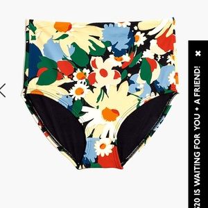 Madewell second wave retro swim bottoms